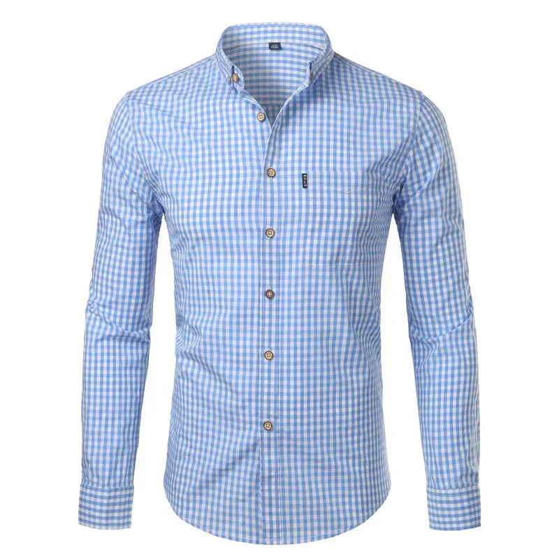 Camisa Social Masculina Manga Longa