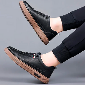 Tênis Masculino Casual de Couro Italian Man - Lojas Rafinno