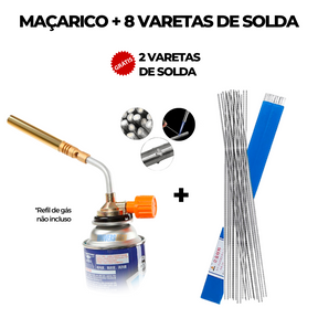 Kit de Solda Profissional PowerMax 4.0 com Maçarico e Brindes Exclusivos