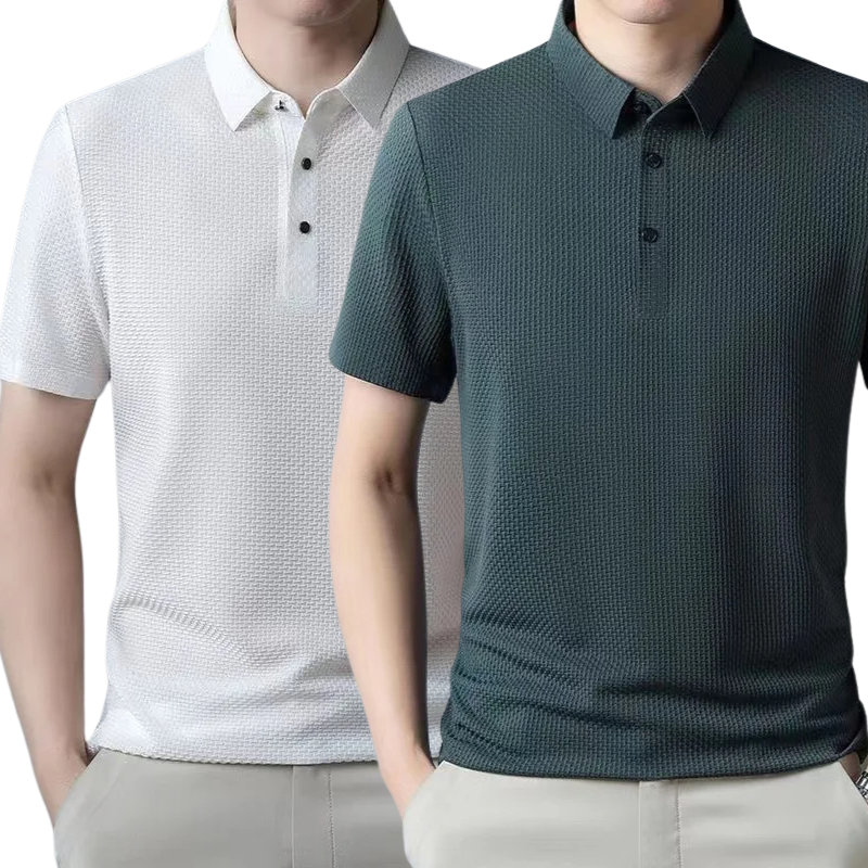 [PAGUE 1 LEVE 2] - Camisa Polo Fresh Seda Gelo + Relogio de Brinde