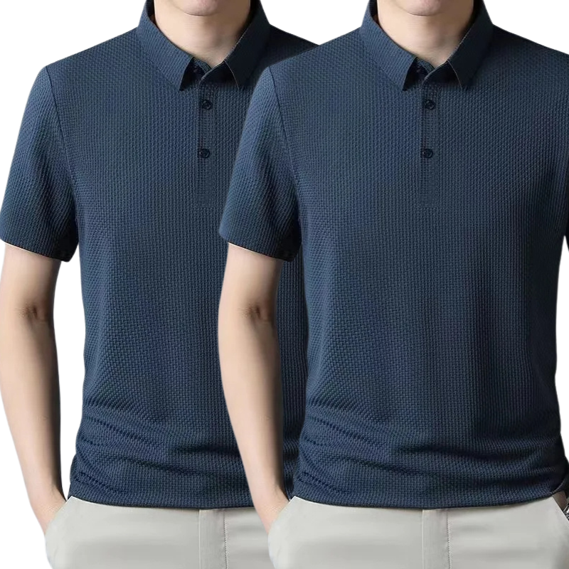 [PAGUE 1 LEVE 2] - Camisa Polo Fresh Seda Gelo + Relogio de Brinde