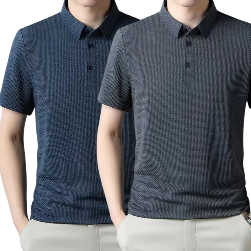 [PAGUE 1 LEVE 2] - Camisa Polo Fresh Seda Gelo + Relogio de Brinde