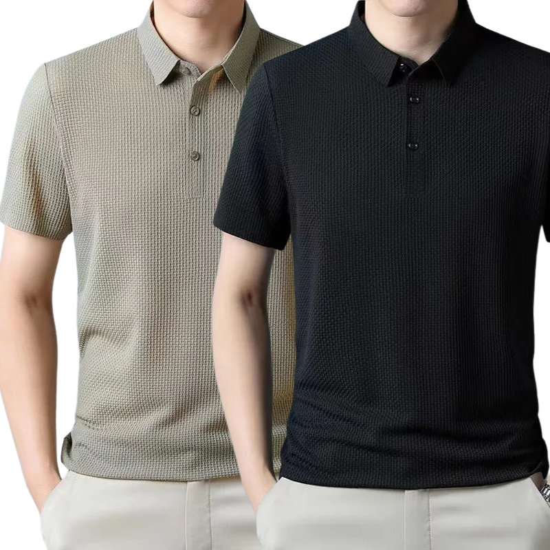 [PAGUE 1 LEVE 2] - Camisa Polo Fresh Seda Gelo + Relogio de Brinde