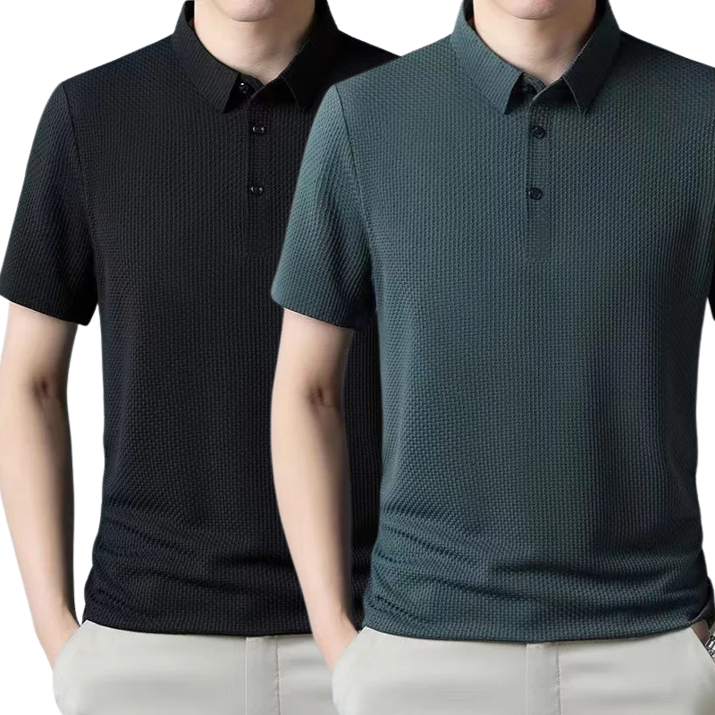 [PAGUE 1 LEVE 2] - Camisa Polo Fresh Seda Gelo + Relogio de Brinde