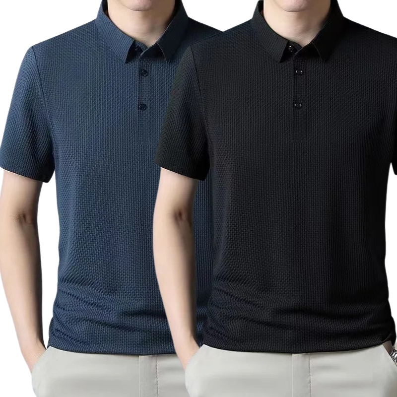 [PAGUE 1 LEVE 2] - Camisa Polo Fresh Seda Gelo + Relogio de Brinde