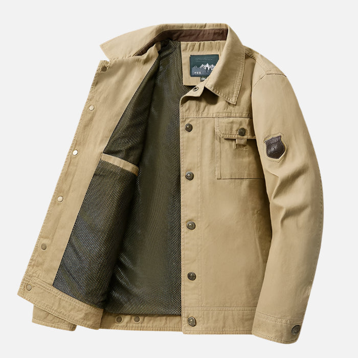 Jaqueta Casual Masculina em Algodão Rafinno