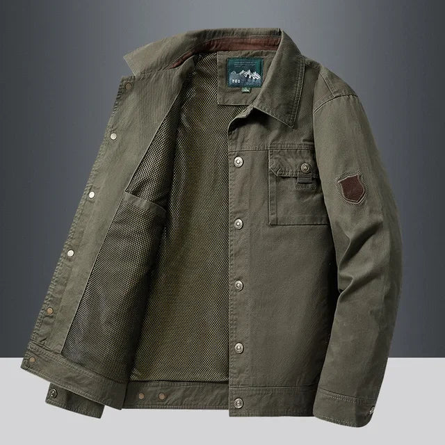 Jaqueta Casual Masculina em Algodão Rafinno