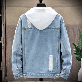 Jaqueta Jeans Masculina Rafinno Urban Flex
