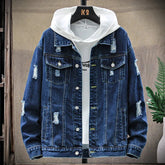Jaqueta Jeans Masculina Rafinno Urban Flex