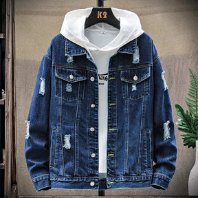 Jaqueta Jeans Masculina Rafinno Urban Flex