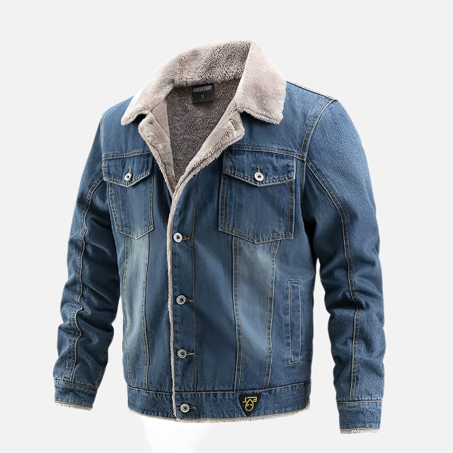 Jaqueta Jeans Masculina com Interior Forrada