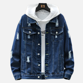 Jaqueta Jeans Masculina Rafinno Urban Flex