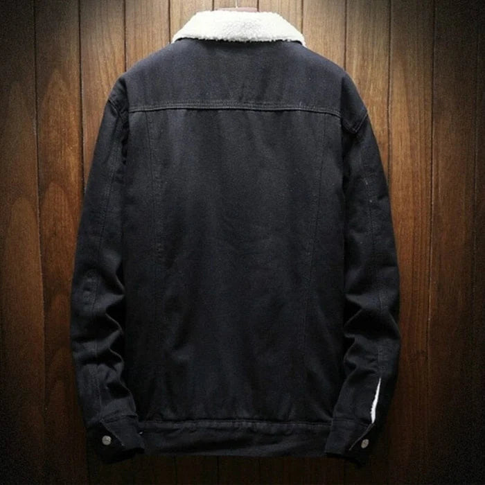 Jaqueta Jeans Masculina Forrada em Lã Rafinno RFN250