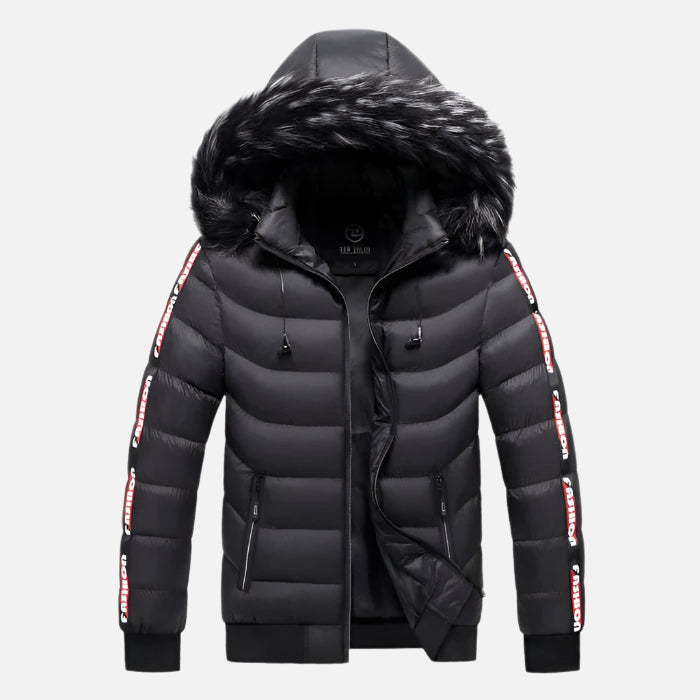 Jaqueta Puffer Masculina Capuz Forrado Rafinno RFN206