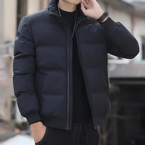 Jaqueta Puffer Masculina com Design Acolchoado