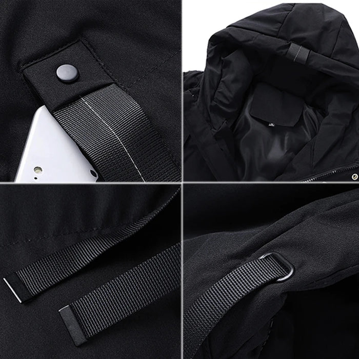 Jaqueta Puffer Masculina Alongada Rafinno