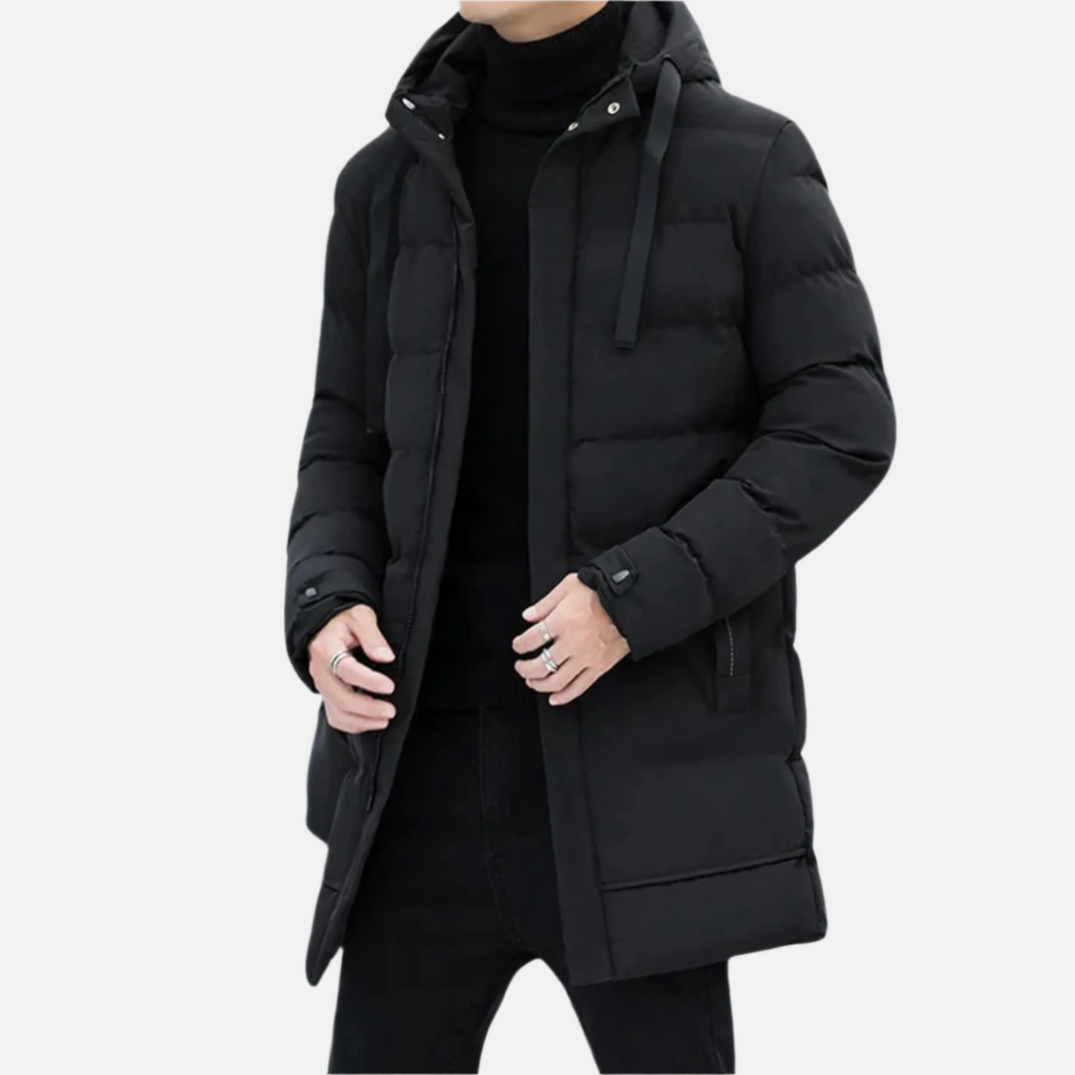 Jaqueta Puffer Masculina Alongada Rafinno